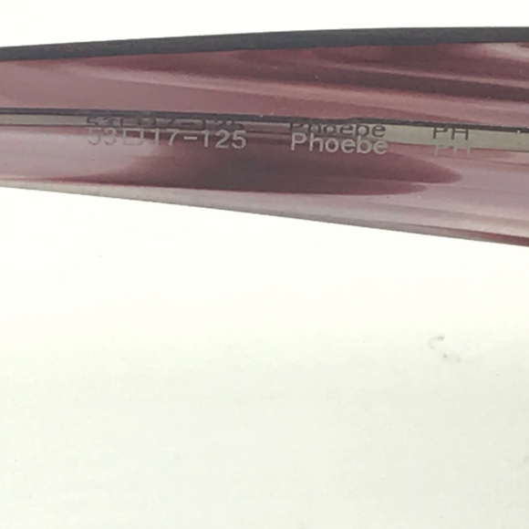 OLIVER PEOPLES PHOEBE OVAL PURPLE SUNGLASSES main image 4